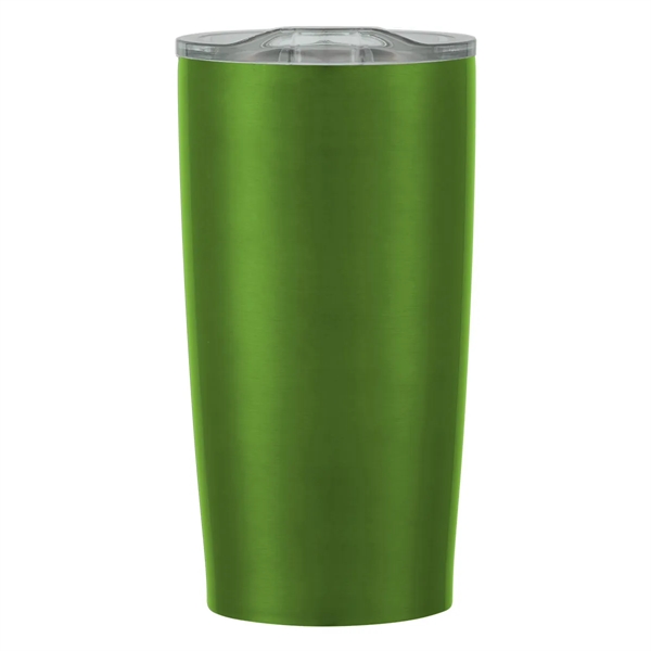 20 oz. stainless steel tumbler with double wall construction and snap-on,... from ASI 61125 Hit Promotional Products / Hit®