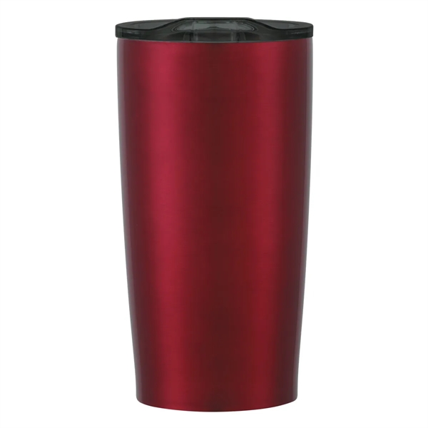 20 oz. stainless steel tumbler with double wall construction and snap-on,... from ASI 61125 Hit Promotional Products / Hit®