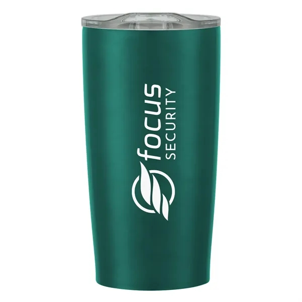 20 oz. stainless steel tumbler with double wall construction and snap-on,... from ASI 61125 Hit Promotional Products / Hit®
