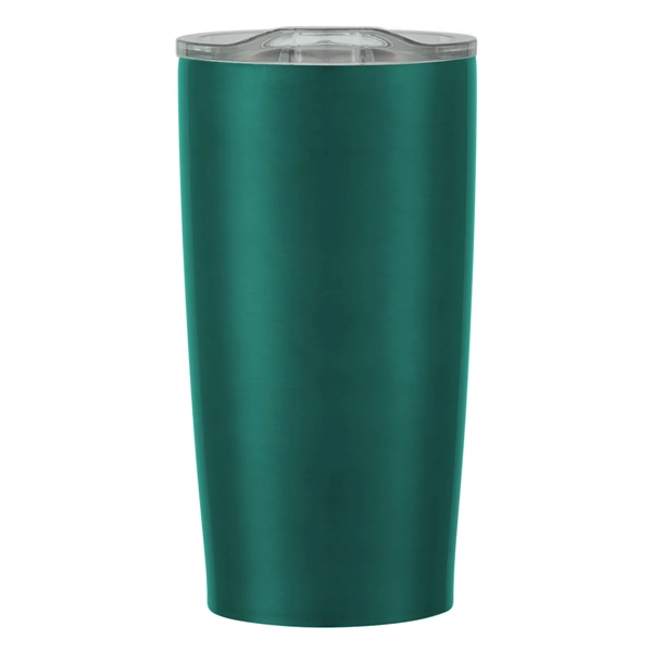 20 oz. stainless steel tumbler with double wall construction and snap-on,... from ASI 61125 Hit Promotional Products / Hit®