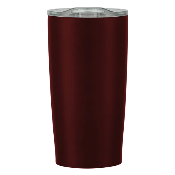 20 oz. stainless steel tumbler with double wall construction and snap-on,... from ASI 61125 Hit Promotional Products / Hit®