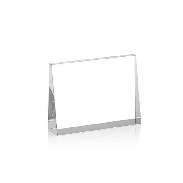 The bold Tweed award is a thick freestanding optical crystal award... from ASI 84592 St Regis Group / St Regis