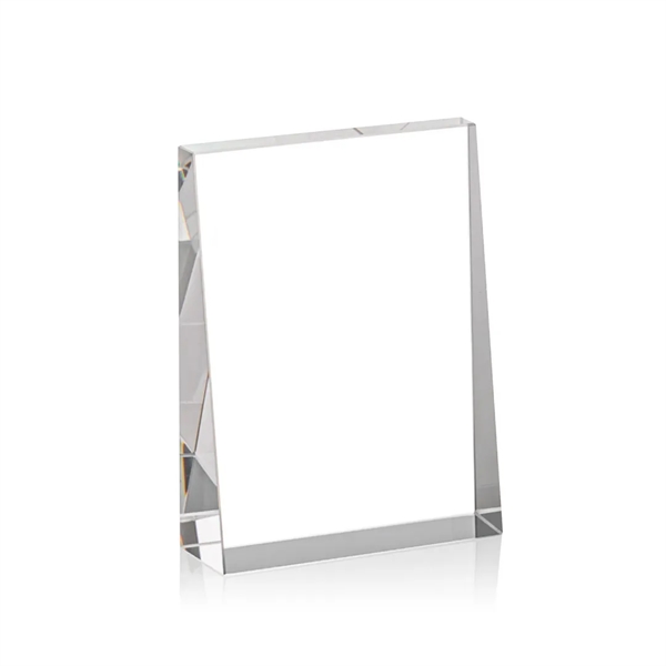 The bold Tweed award is a thick freestanding optical crystal award... from ASI 84592 St Regis Group / St Regis