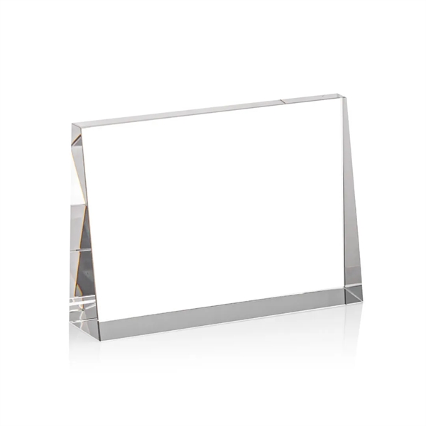 The bold Tweed award is a thick freestanding optical crystal award... from ASI 84592 St Regis Group / St Regis