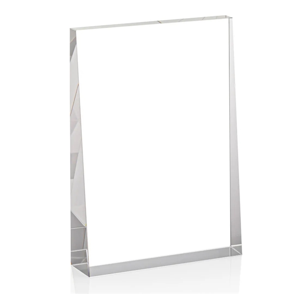 The bold Tweed award is a thick freestanding optical crystal award... from ASI 84592 St Regis Group / St Regis