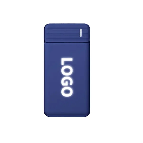 Power bank with LED light-up logo - 10000 mAh plus laser... from ASI 37218 Athena Promo (tm)