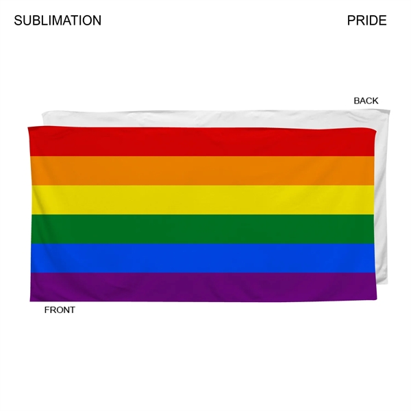 Cabana Stripe Sublimated, Heaviest Weight, Plush Velour Terry Cotton Blend Beach... from ASI 53509 FIEL-Fairdeal Import & Export / FIEL