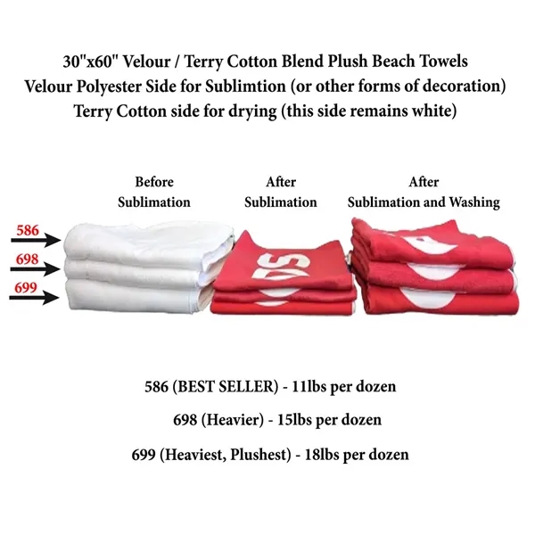 Team Towel in HEAVIEST Plush and Soft Velour Terry Cotton Blend,... from ASI 53509 FIEL-Fairdeal Import & Export / FIEL