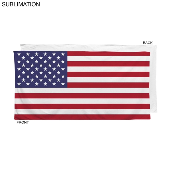 Stock Design Sublimated, Heaviest Weight, Plush Velour Terry Cotton Blend Beach... from ASI 53509 FIEL-Fairdeal Import & Export / FIEL