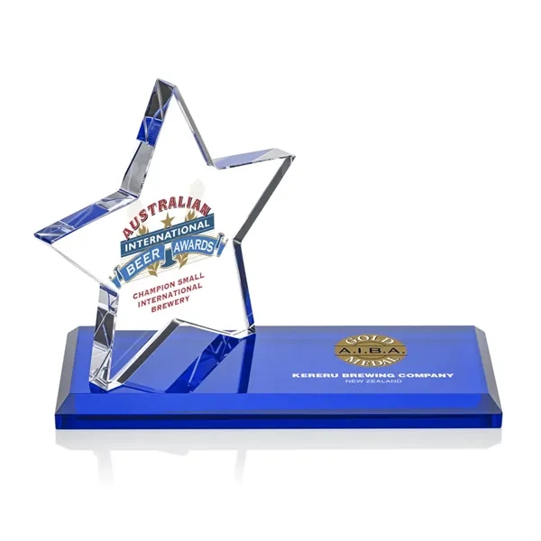 The Northam Star VividPrint™ Award features a sparkling 4.5" Starfire Crystal... from ASI 84592 St Regis Group / St Regis
