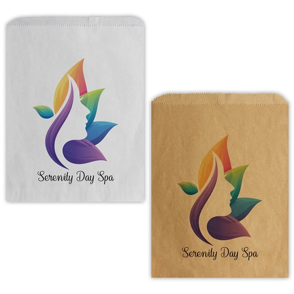 Paper merchandise bags with full color imprinting.... from ASI 45795 Colorguppy Printing