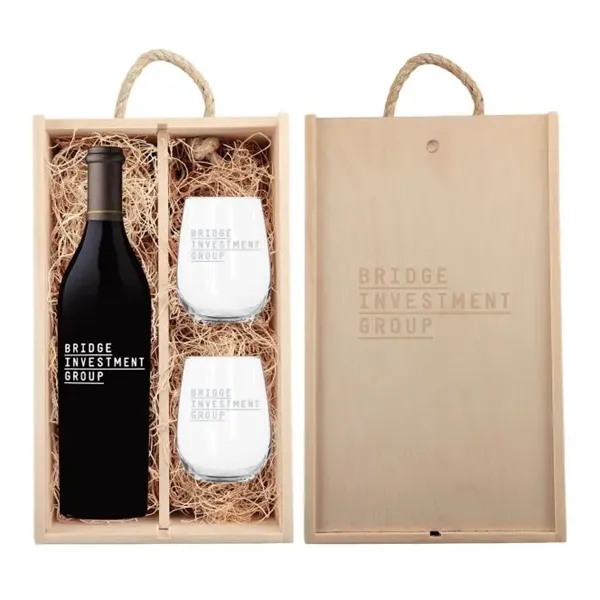 Custom etch corporate logos and personalized text for a striking presentation... from ASI 30223 A Plus Wine Designs