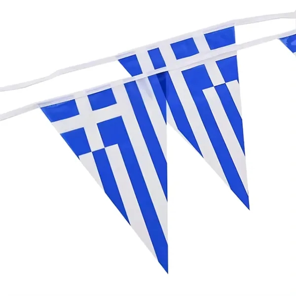 9" x 6" Triangle spring bunting flag plus full color digital... from ASI 37218 Athena Promo (tm)