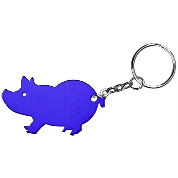 Jumbo size pig shape bottle opener with key chain.... from ASI 74585 Nu Promo International / Nu Promo Line
