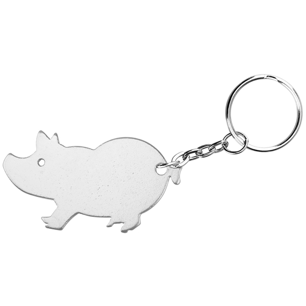 Jumbo size pig shape bottle opener with key chain.... from ASI 74585 Nu Promo International / Nu Promo Line