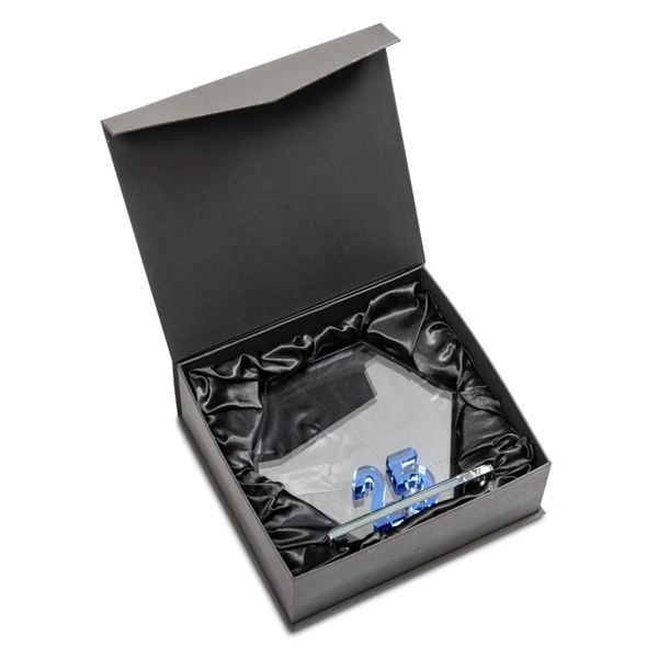 Mark a milestone in your organization with our Starfire Crystal hexagon... from ASI 84592 St Regis Group / St Regis