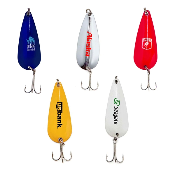 2.25" small spoon steel fishing lure in assorted colors.... from ASI 63549 Jornik Manufacturing Corp / Jornik
