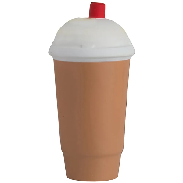 4" x 2.25" iced coffee shaped stress reliever made of polyurethane... from ASI 34415 Alpi International LTD