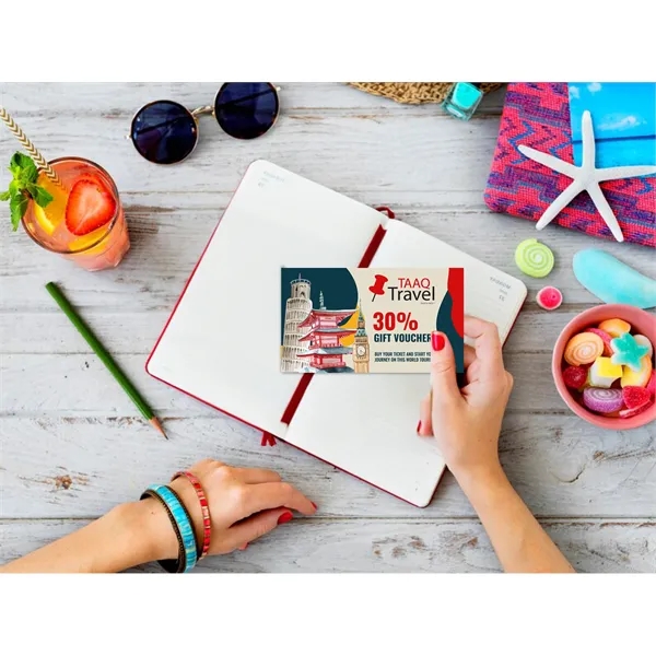 3" x 5" custom printed notepad with 25 or 50 white... from ASI 91240 3M/Promotional Markets Dept