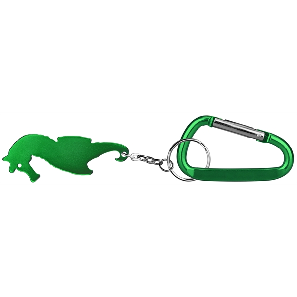 Seahorse shape bottle opener with key chain.... from ASI 74585 Nu Promo International / Nu Promo Line