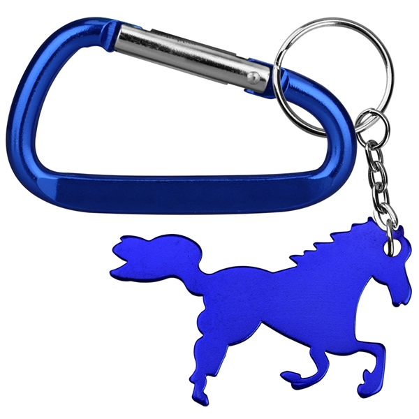 Metal Horse / Pony Shape Key Chain... from ASI 74585 Nu Promo International / Nu Promo Line
