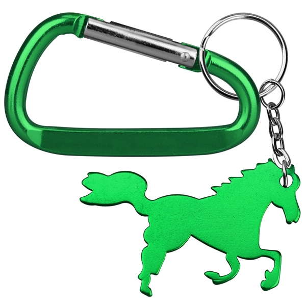 Metal Horse / Pony Shape Key Chain... from ASI 74585 Nu Promo International / Nu Promo Line