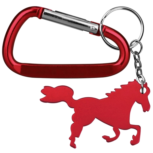 Metal Horse / Pony Shape Key Chain... from ASI 74585 Nu Promo International / Nu Promo Line