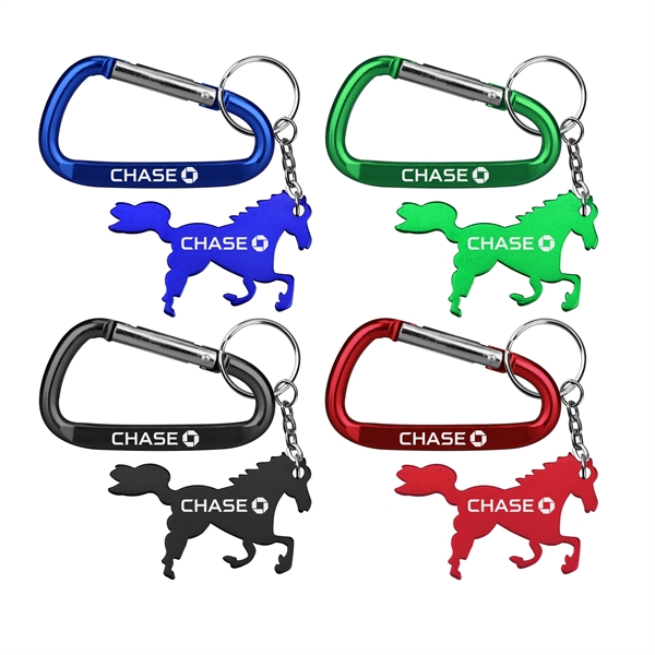 Metal Horse / Pony Shape Key Chain... from ASI 74585 Nu Promo International / Nu Promo Line