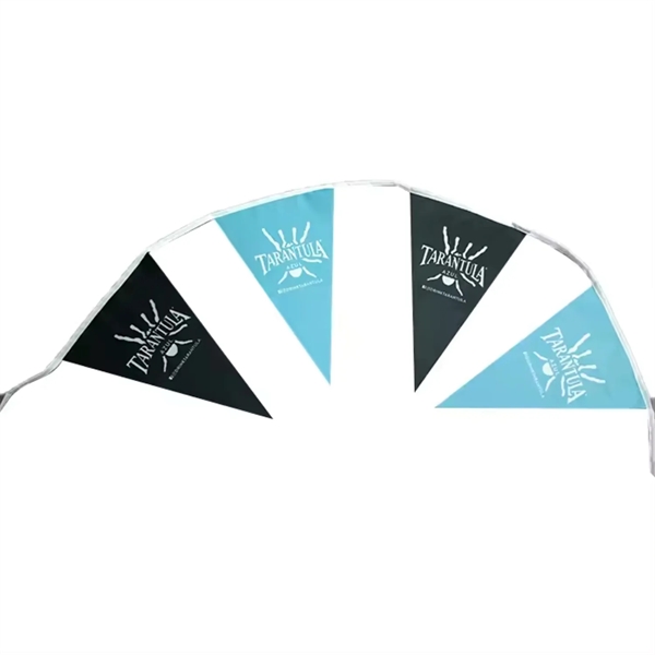 12" x 8" Triangle spring bunting flag + full color digital... from ASI 37218 Athena Promo (tm)