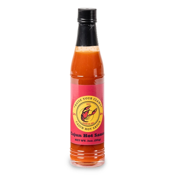 Cajun hot sauce sauce in glass bottle.... from ASI 44900 NC Custom (CI/Lanco) / Chocolate Inn
