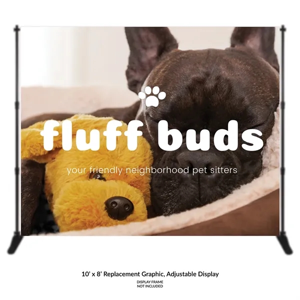120" x 96" Replacement Graphic, Fully Dye Sublimated, Adjustable Display, Premium... from ASI 94105 Visual Textile Resource