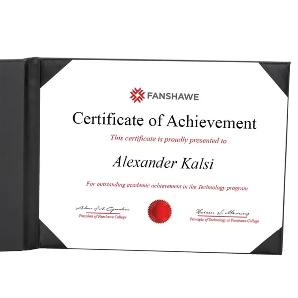 The Leicester Certificate Holder exudes timeless elegance with its sleek design... from ASI 84592 St Regis Group / St Regis