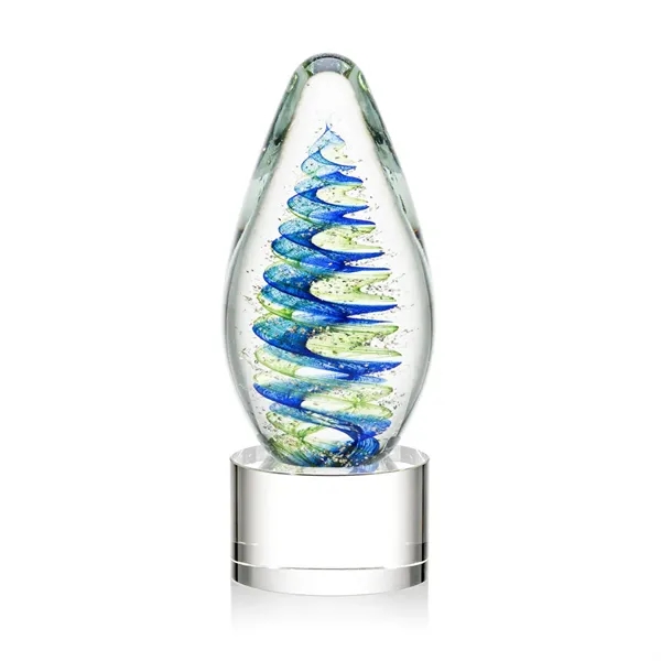 Elevate your recognition with our breathtaking blue and green swirl design... from ASI 84592 St Regis Group / St Regis