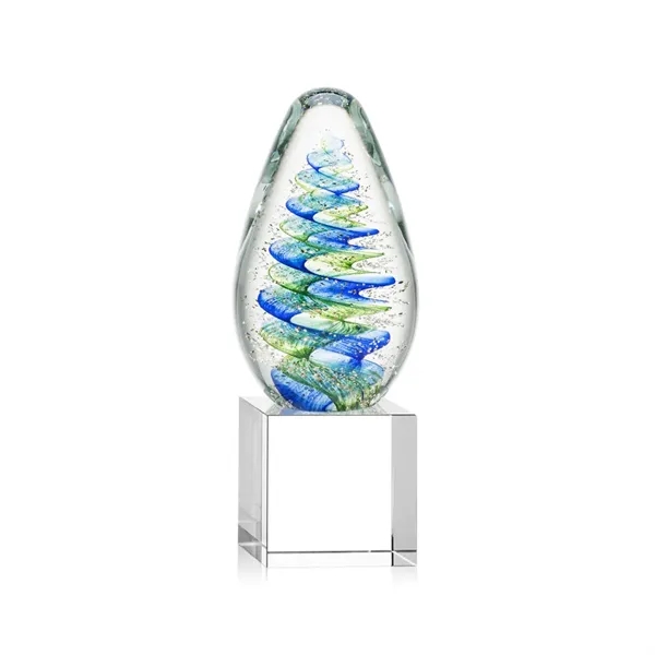 Elevate your recognition with our breathtaking blue and green swirl design... from ASI 84592 St Regis Group / St Regis