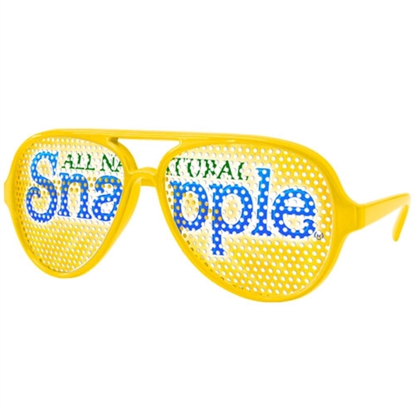 Quality PC Aviator Sport sunglasses with clear UV400 impact resistant PC... from ASI 57371 Eyevertising / Eyevertising®