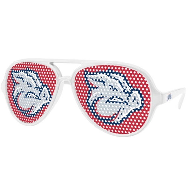 Quality PC Aviator Sport sunglasses with clear UV400 impact resistant PC... from ASI 57371 Eyevertising / Eyevertising®