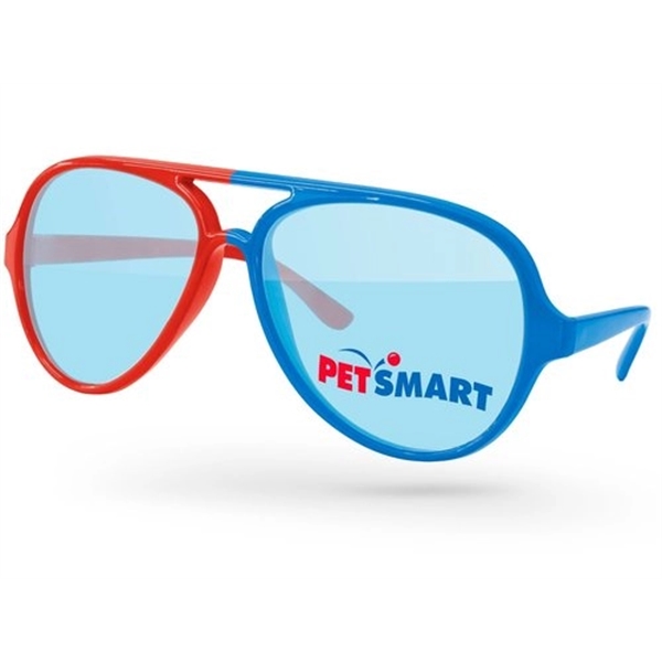 Quality PC Aviator Sport sunglasses with tinted UV400 impact resistant PC... from ASI 57371 Eyevertising