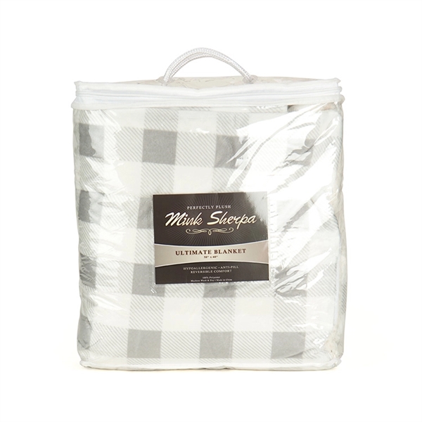 50" x 60" double-sided blanket; solid colored faux-micro mink material on... from ASI 88060 Snugz/USA Inc / Sweda®