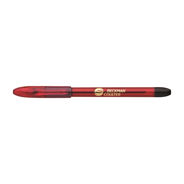 R.S.V.P. Razzle Dazzle Capped Ballpoint Pen with translucent barrel, medium metal... from ASI 77240 Pentel Of America LTD / Pentel®