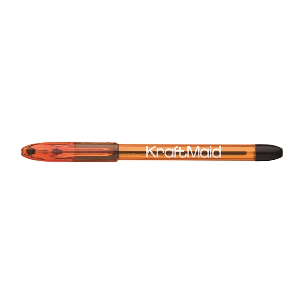 R.S.V.P. Razzle Dazzle Capped Ballpoint Pen with translucent barrel, medium metal... from ASI 77240 Pentel Of America LTD / Pentel®