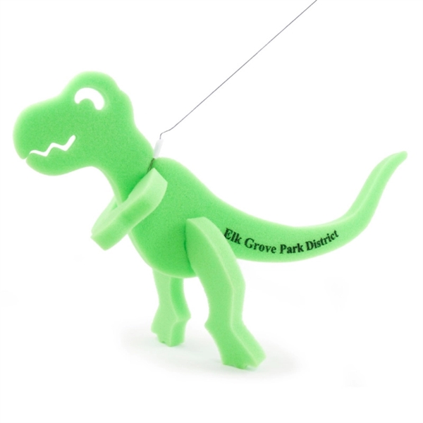 Foam T-Rex Dinosaur Toy Novelty on a leash... from ASI 54886 Foamworx / FoamWorx