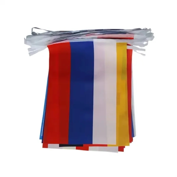 9" x 6" Rectangle string bunting flag + full color digital... from ASI 37218 Athena Promo (tm)