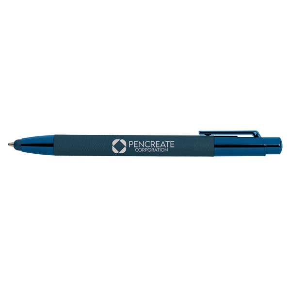 Monochrome Micro Knurl Stylus Pen, a high-end writing instrument with a... from ASI 62088 IDProductsource
