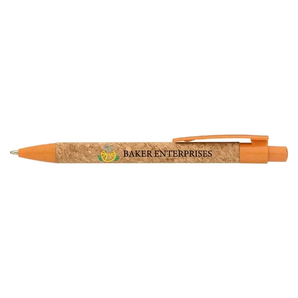 Boasting an eco-friendly design, the Fiji Cork Pen with Wheat Plastic... from ASI 62088 IDProductsource