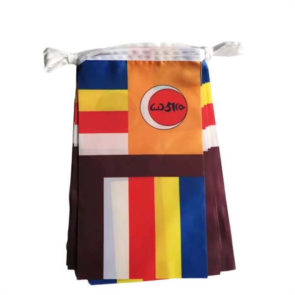 Rectangle spring bunting flag + full color digital imprint on front... from ASI 37218 Athena Promo (tm)