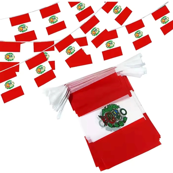 Rectangle spring bunting flag + full color digital imprint on front... from ASI 37218 Athena Promo (tm)