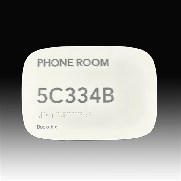 Customizable, ADA-compliant sign with Grade 2 braille, colored tactile lettering is... from ASI 92531 Unique Custom Products / UCP