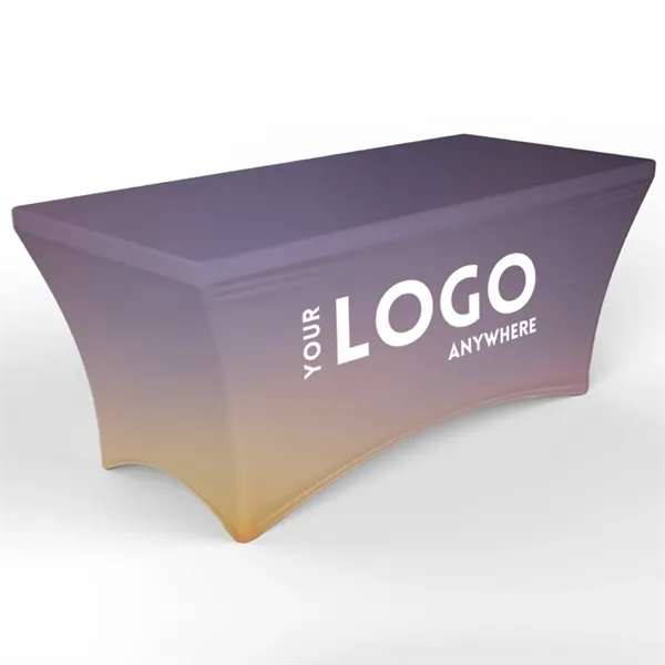 72" x 30" x 30" contour stretch polyester four-sided trade table... from ASI 36558 Aprons, Etc.