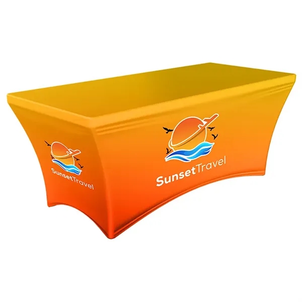 72" x 30" x 30" contour stretch polyester four-sided trade table... from ASI 36558 Aprons, Etc.