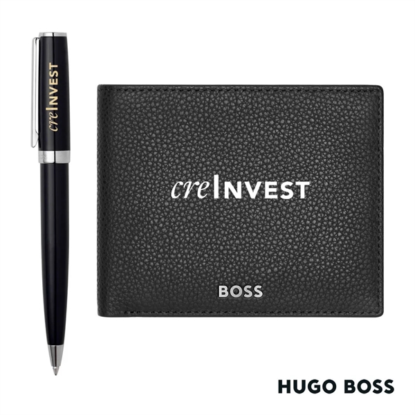 Indulge in sophistication with the Hugo Boss® Ballpoint Pen & Grained... from ASI 84592 St Regis Group